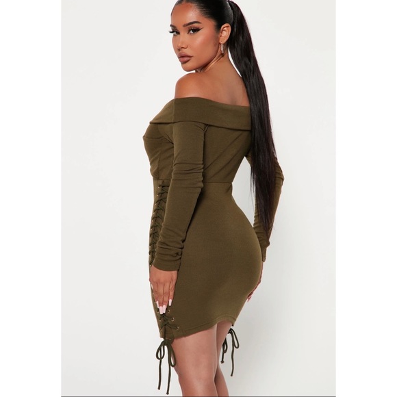 Macchiato Sweater Mini Dress - Picture 2 of 3